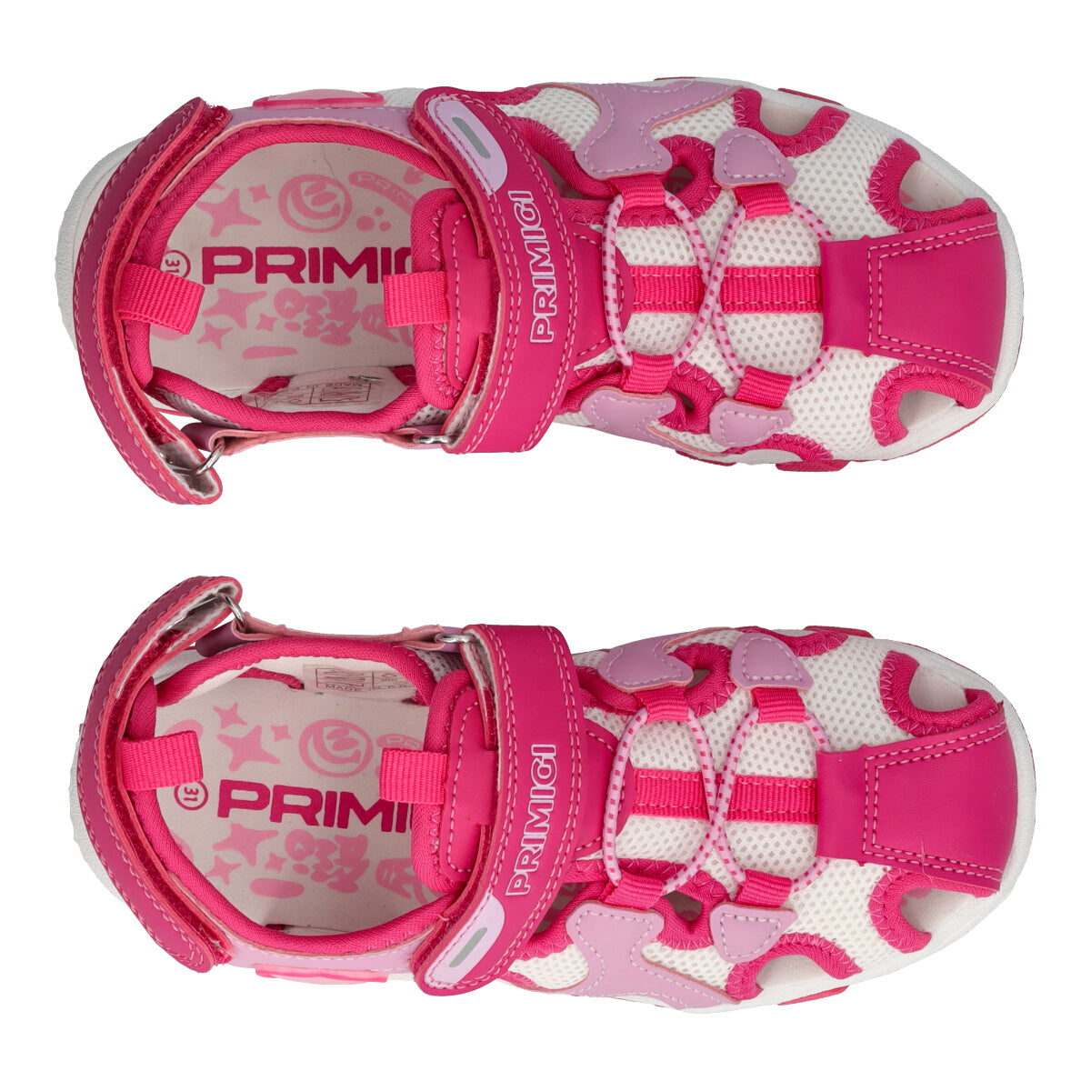 BREEZY BEACH SA Sandali Bambina Rosa e Fucsia