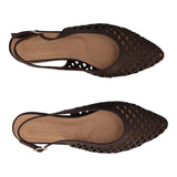 Sandali Donna Marroni in Pelle