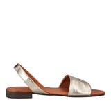 Sandali Donna Platino Laminato