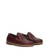 EMILIO Scarpe da Barca Uomo Bordeaux