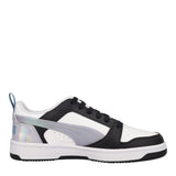 REBOUND V6 LO Sneakers Junior Lilla, Bianche e Nere