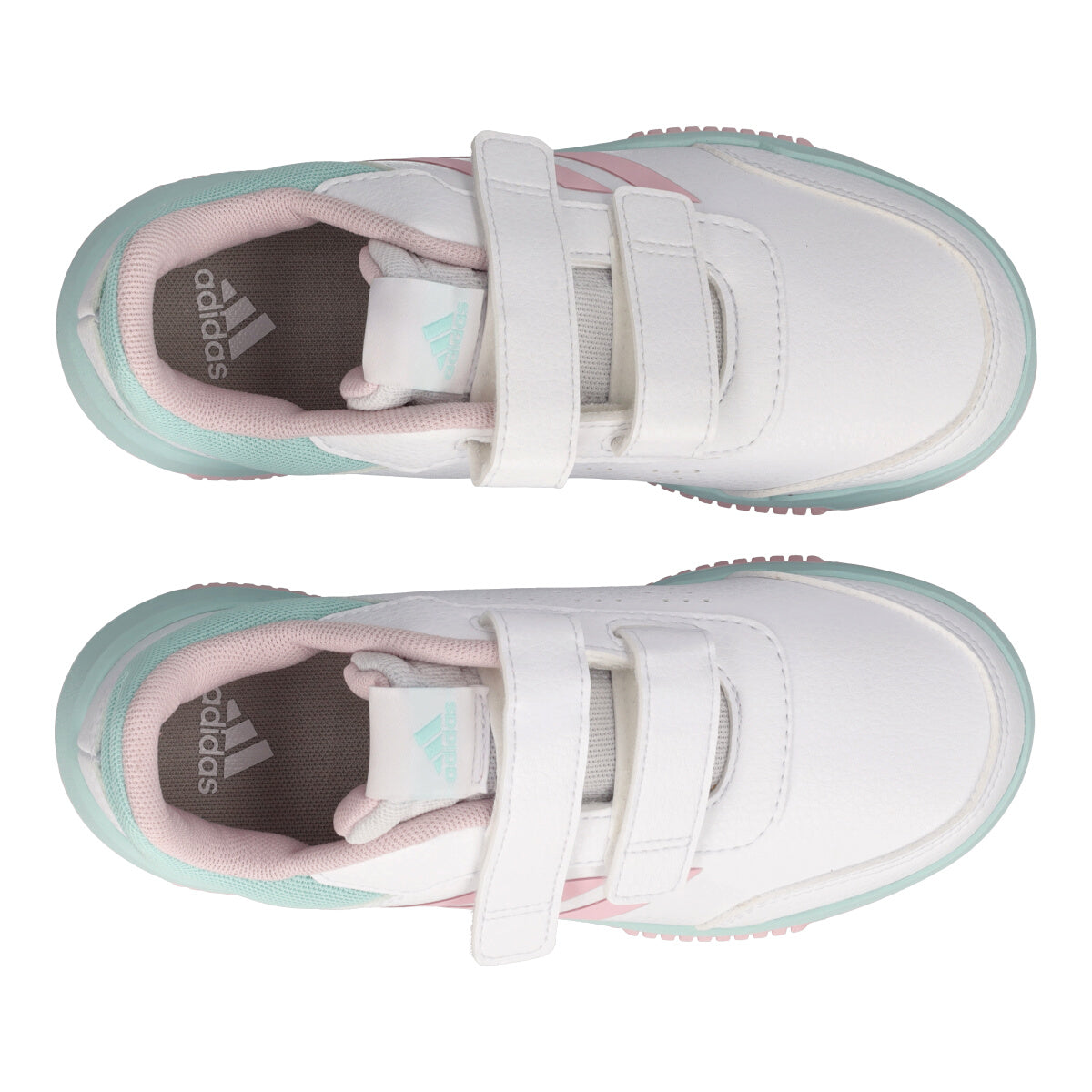 TENSAUR SPORT 2.0 Sneakers Bambina Bianche, Rosa e Verde Acqua