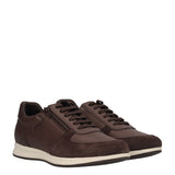 AVERY Sneaker uomo con zip e inserti scamosciati