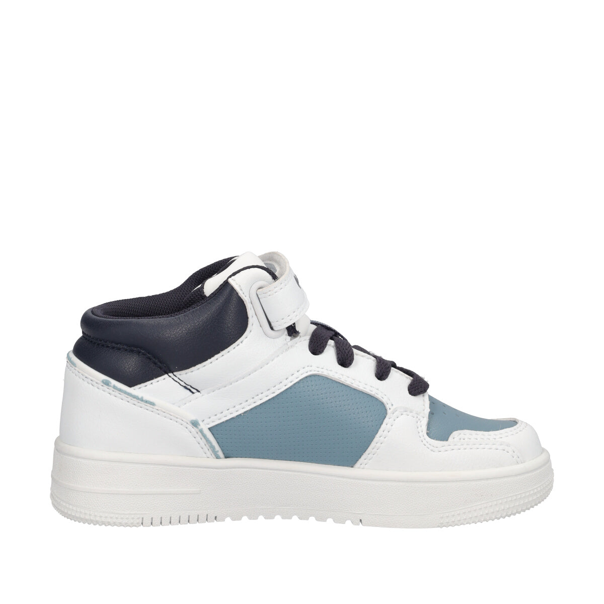 RD18 2.0 MID B PS MID CUT Sneakers Junior Bianche e Azzurre