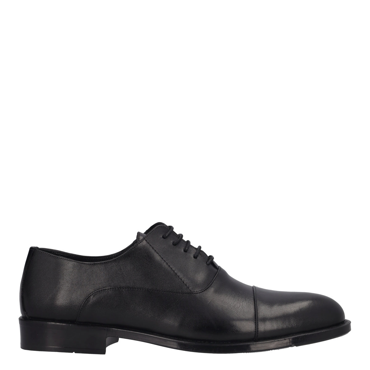 Stringate Uomo Nere in Pelle