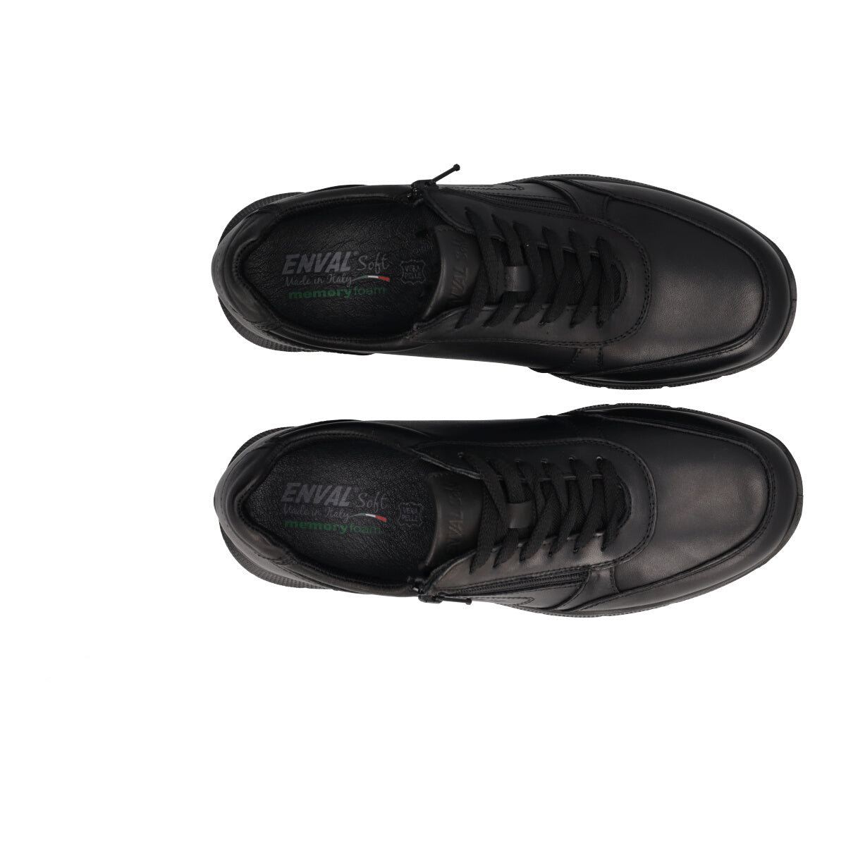 BENTHIC Comfort Stringata Uomo Nere in Pelle