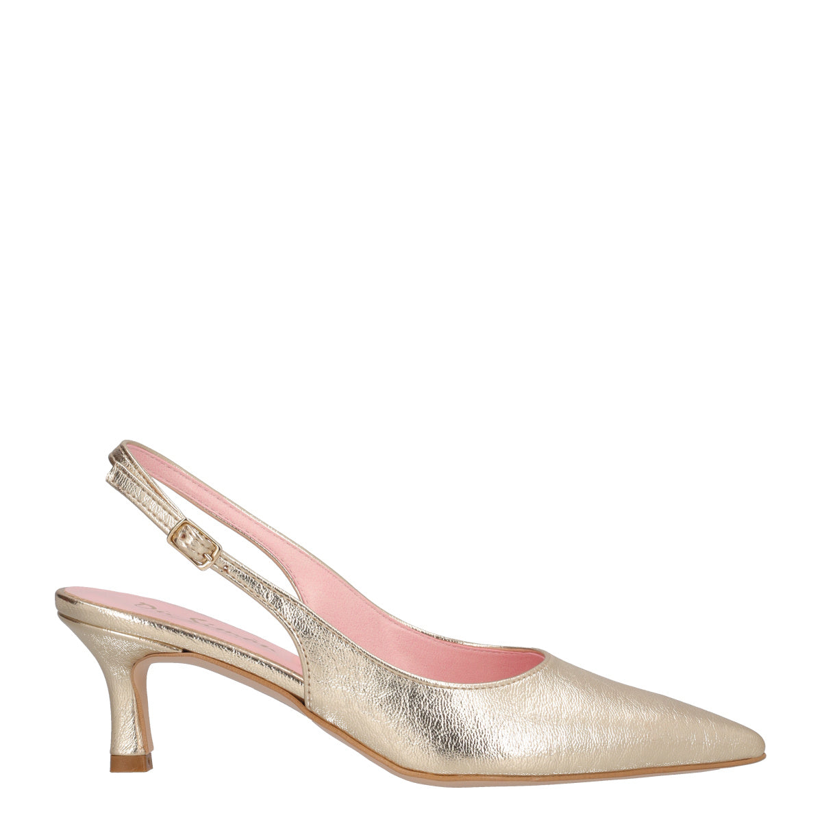 Sandali con Tacco Donna Oro