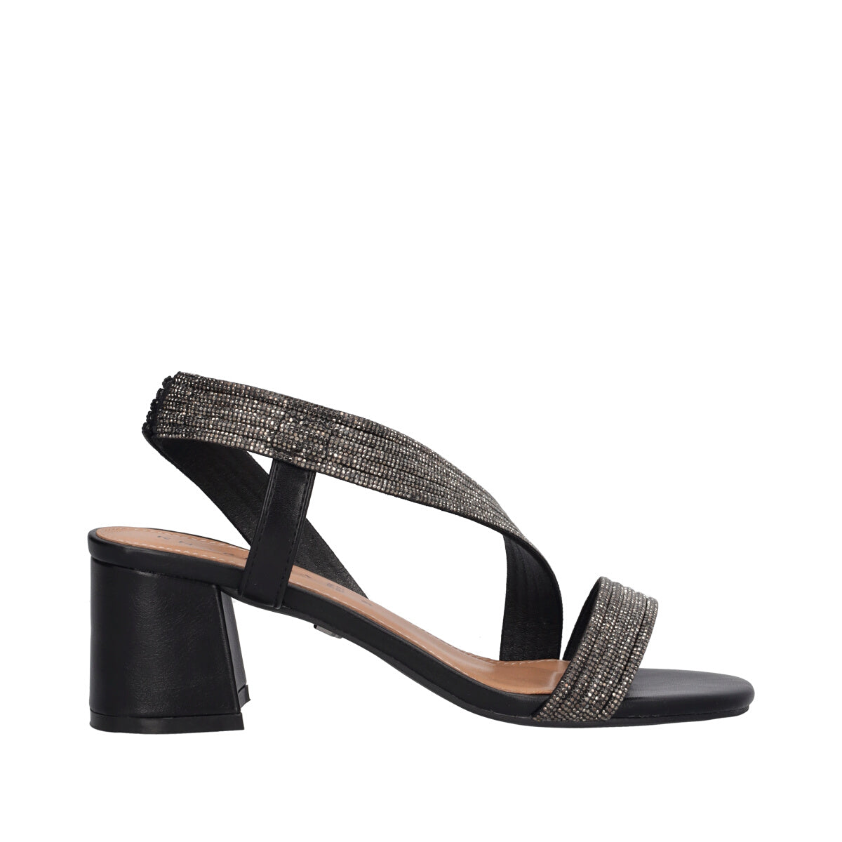 Sandali Donna Neri Tacco alto 6 cm