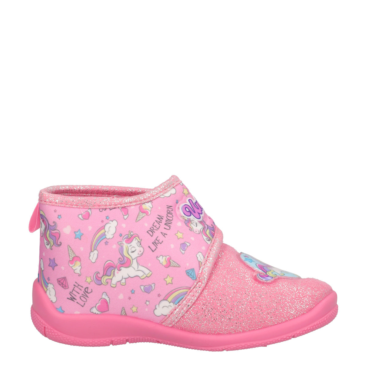 Pantofole Bambina Rosa - Unicorn
