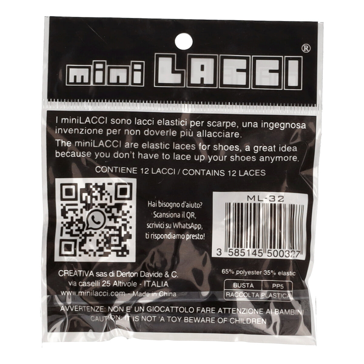 Mini Lacci Oro Glitter