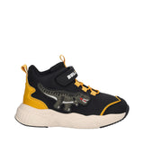 T-REX MID Sneakers Alte Bambino Nere e Gialle