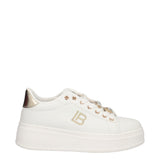 Sneakers Donna Bianche con Platform e Charms