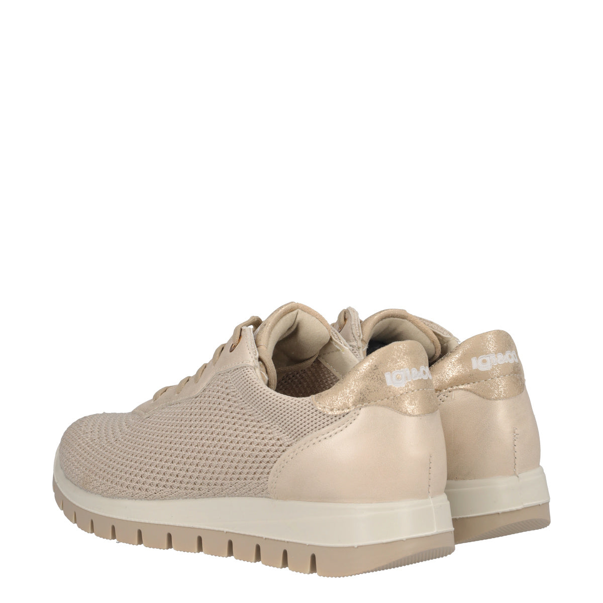 ELLEN Sneakers Donna Crema e Oro