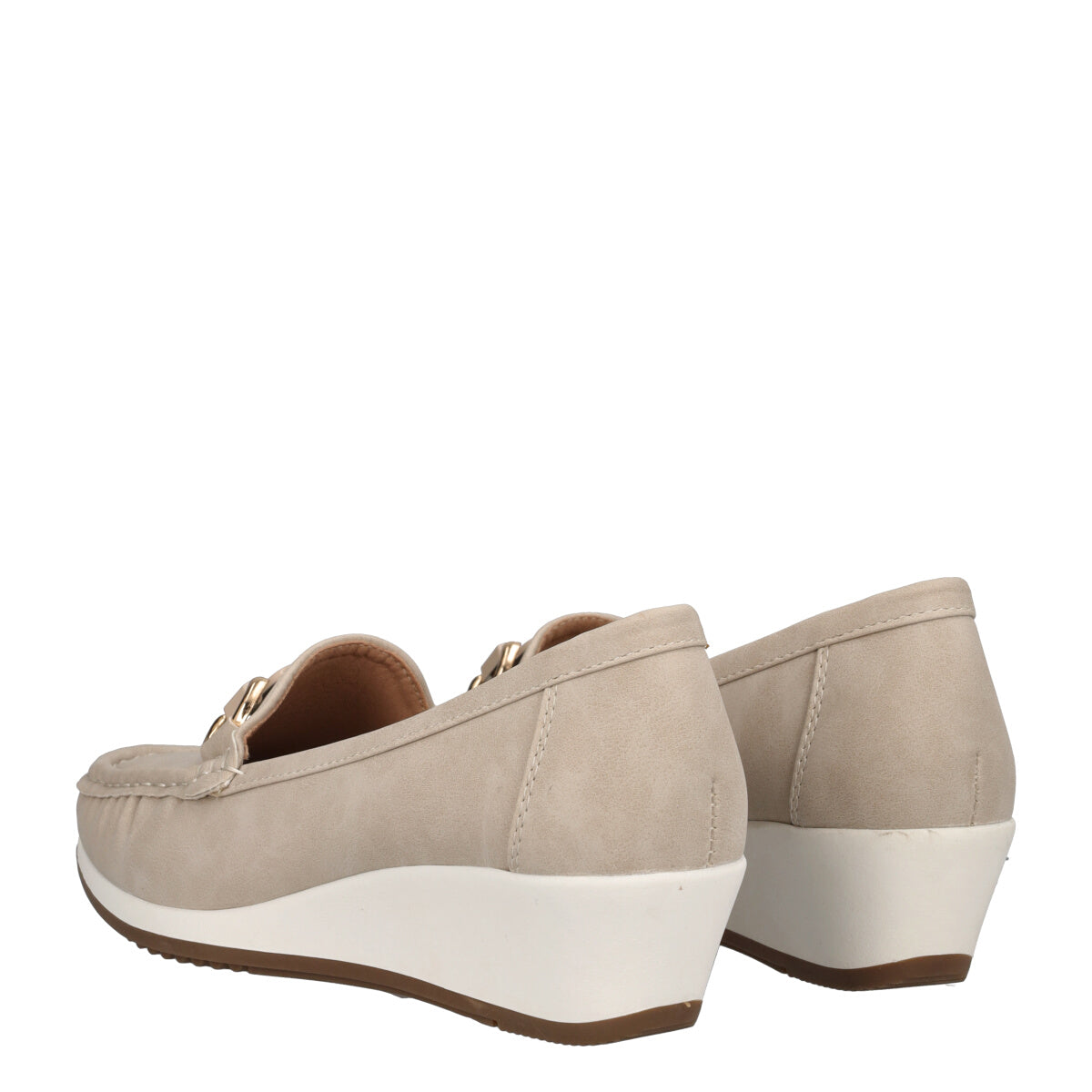 Mocassini Donna Beige