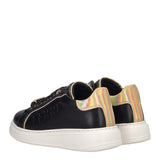 Sneakers Bambina Nere e Oro