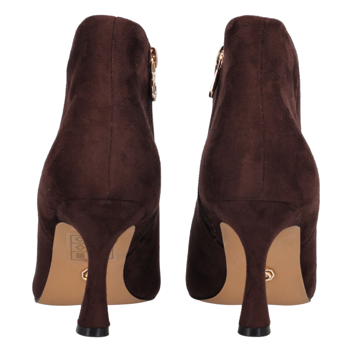 Tronchetti Donna Marroni Scamosciati