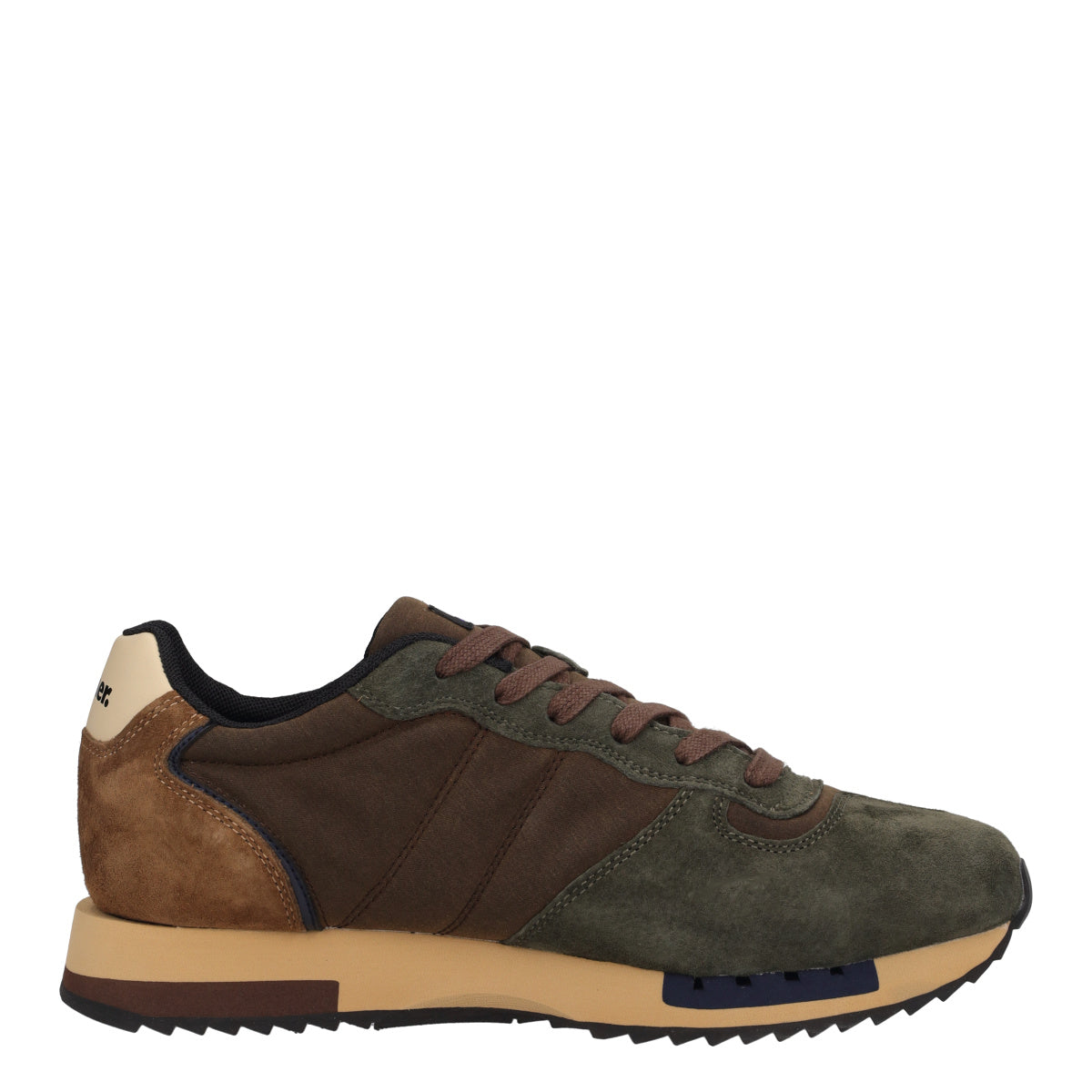F6 QUEENS 01 WAX Sneakers Uomo Verdi e Marroni