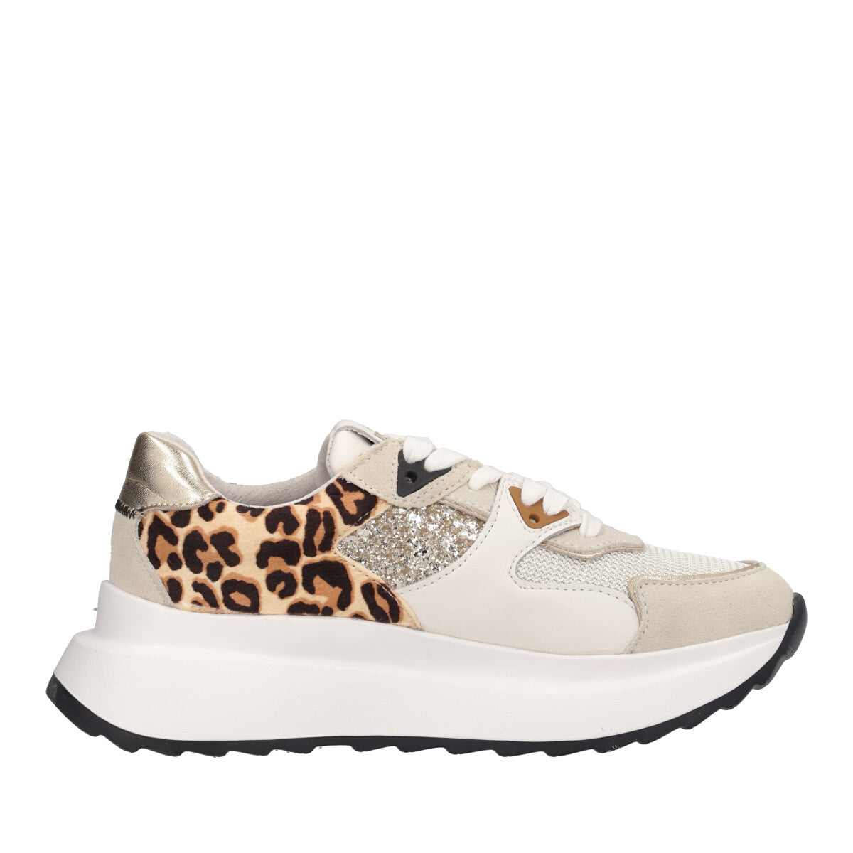 Sneakers Donna Bianche Leopard