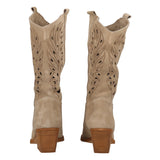 Stivali Texani Donna Camel