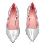 Décolleté argento tacco 8 cm