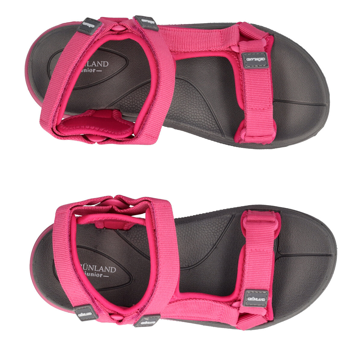 IDRO Sandali Bambina Fucsia e Grigio
