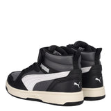 REBOUND V6 MID AC PS Sneakers Junior Grigie, Nere e Bianche
