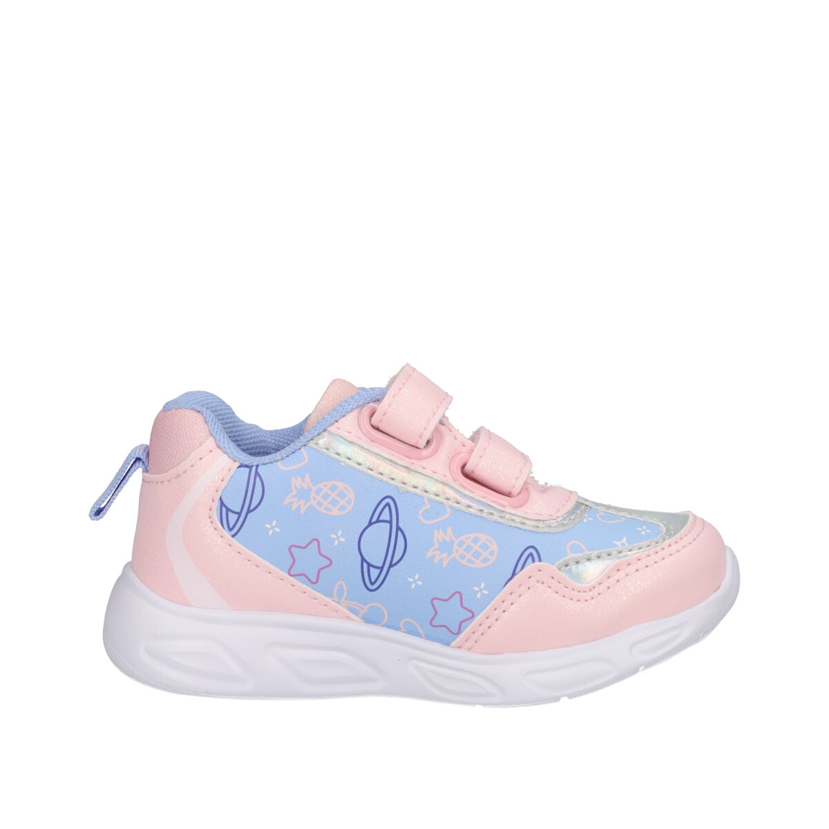 Sneakers Bambina Rosa e Azzurre Stitch