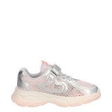 Sneakers Bambina Argento con Luci