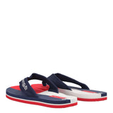 BORA BORA Infradito Uomo Blu, Bianche e Rosse