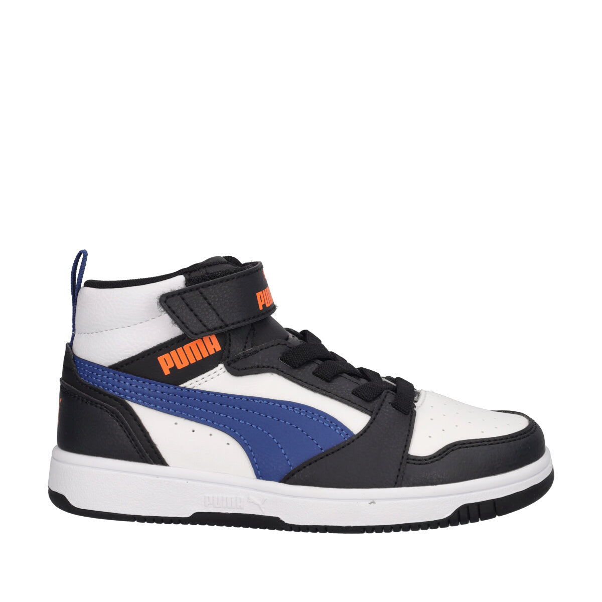 REBOUND V6 MID AC PS Sneakers Junior Blu, Nere e Bianche