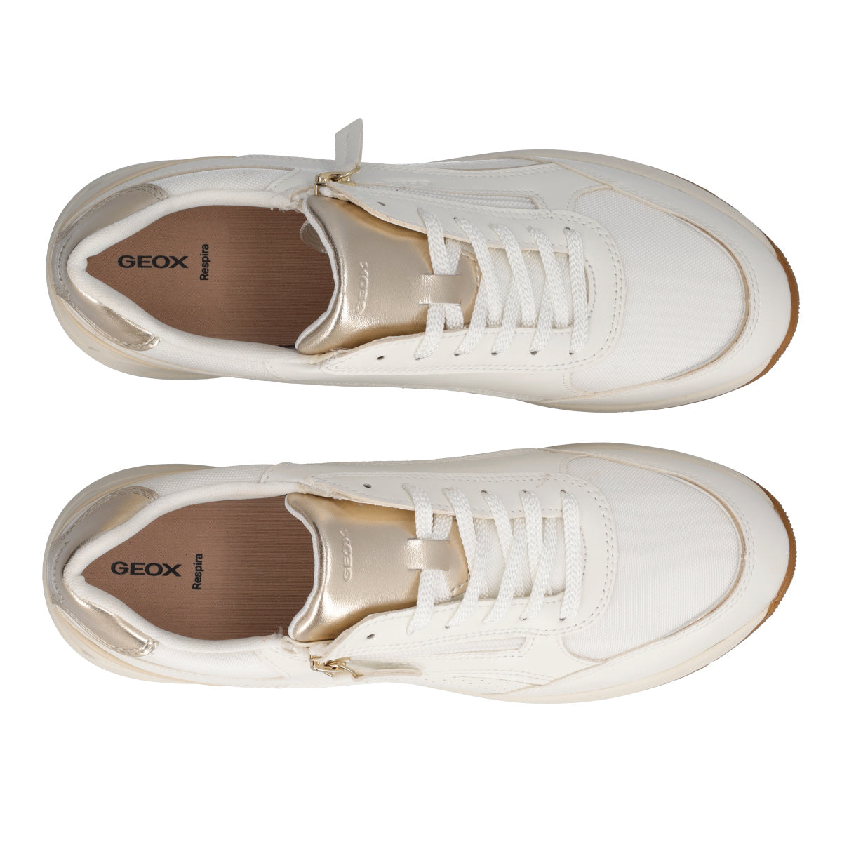 BULMYA Sneakers Donna Off White e Oro