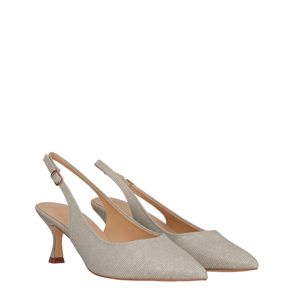 Slingback Donna Champagne