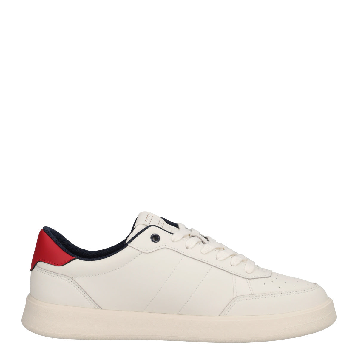 LIGHTWEIGHT FLAG LEATHER COURT Sneakers Uomo Bianche