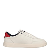 LIGHTWEIGHT FLAG LEATHER COURT Sneakers Uomo Bianche