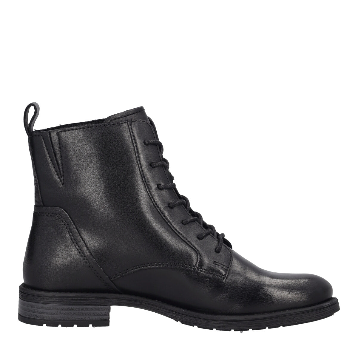 Polacchi Donna Neri in Pelle