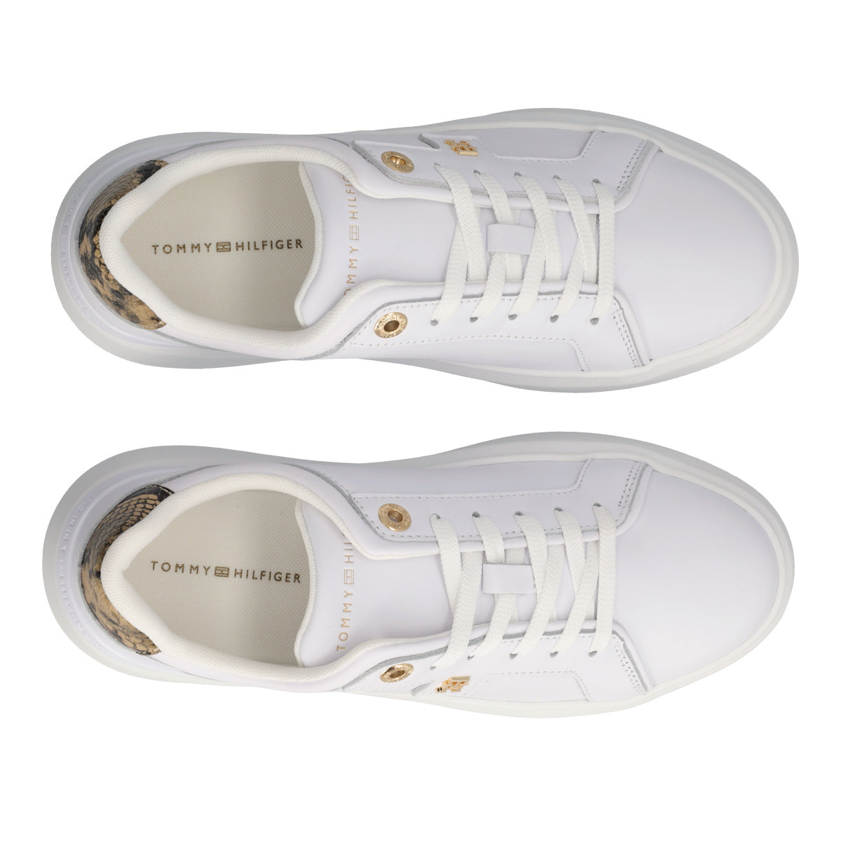 TH CHIC PLATFORM SNAKE Sneakers Donna Bianche