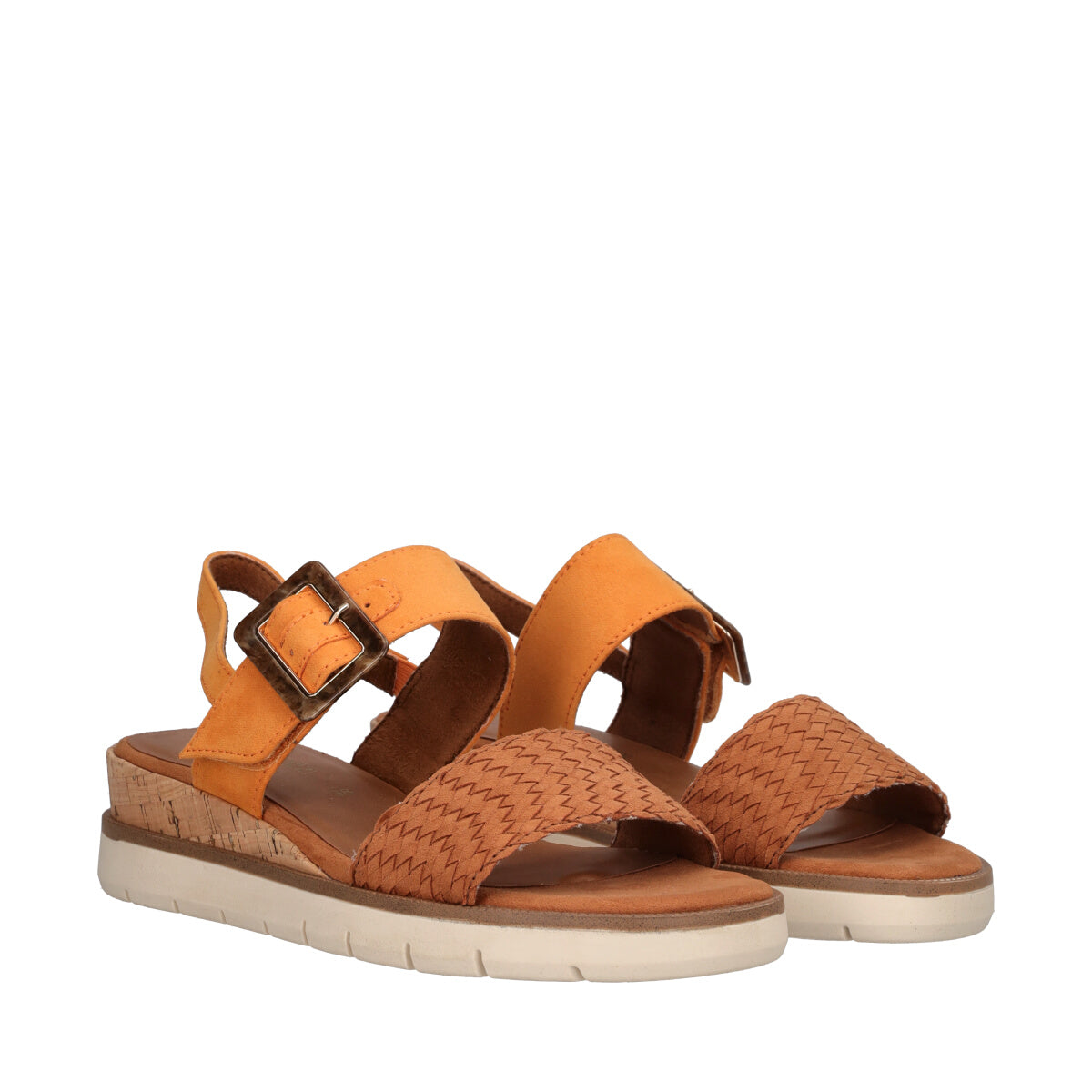 Sandali Donna Beige e Arancione