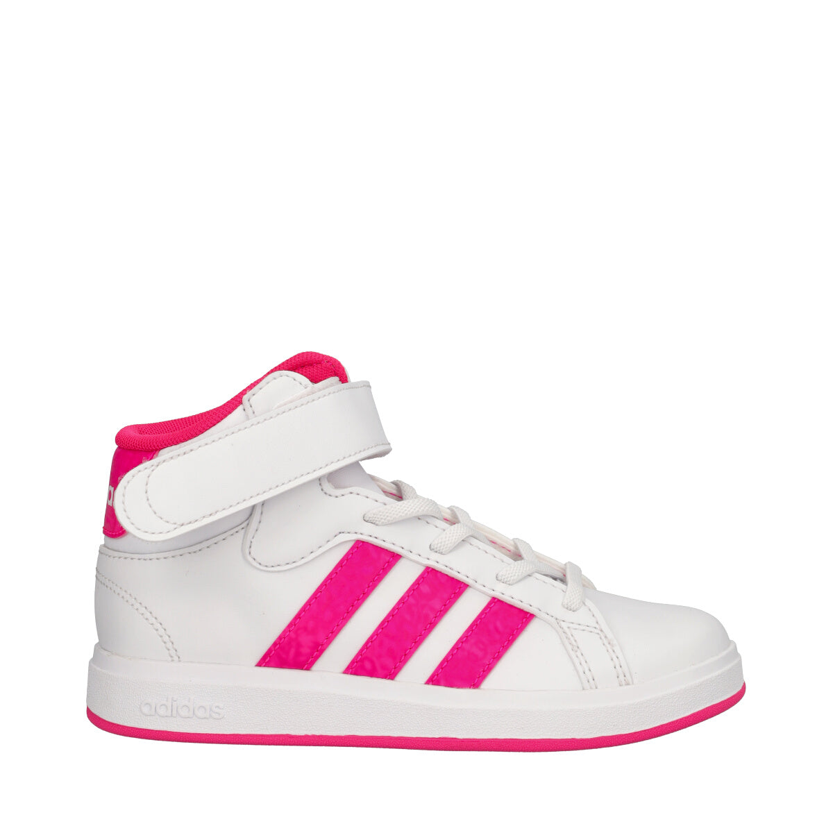 GRAND COURT MID Sneakers Bianche e Fucsia