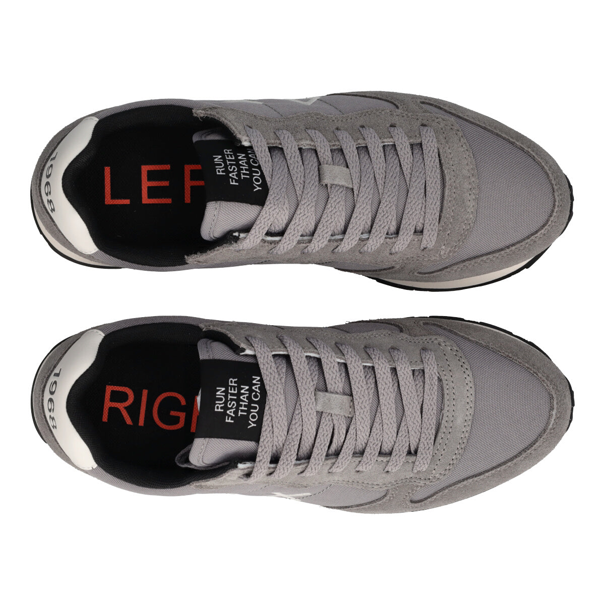 TOM SOLID Sneakers Uomo Grigie Chiare