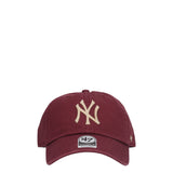 CLEAN UP NEW YORK YANKEES Cappello Unisex Dark Maroon