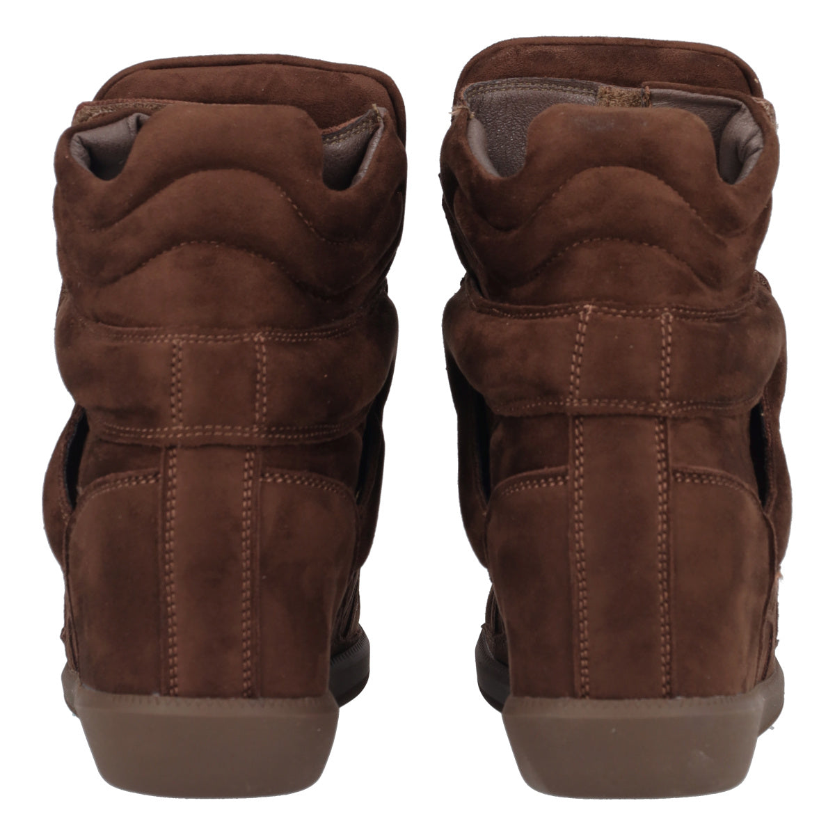 Sneakers Donna Marrone con Zeppa