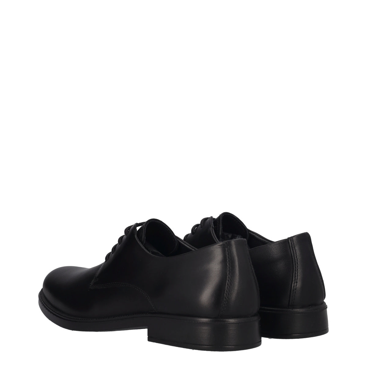 Stringate Uomo Nere in Pelle