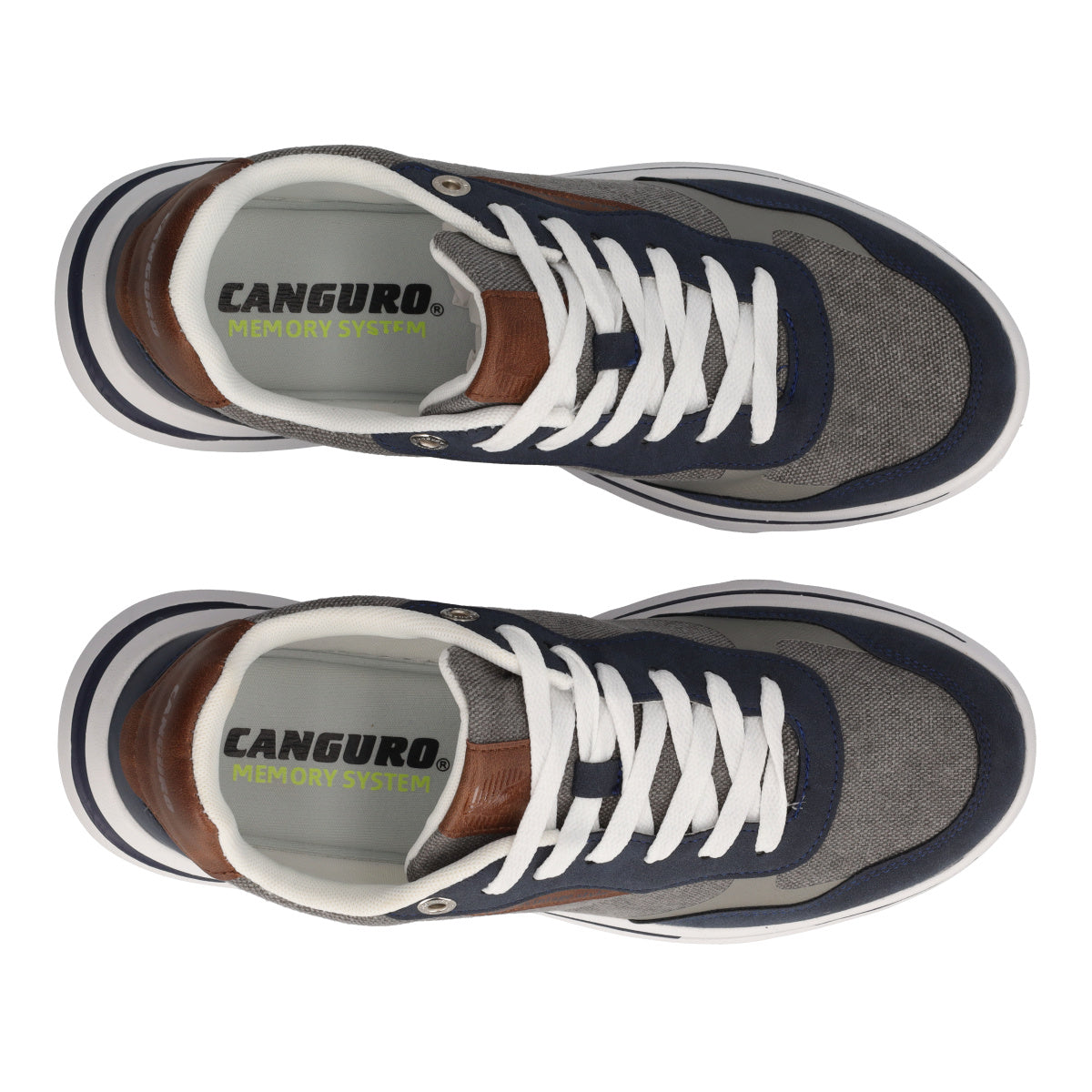 Sneakers Uomo Grigie e Blu