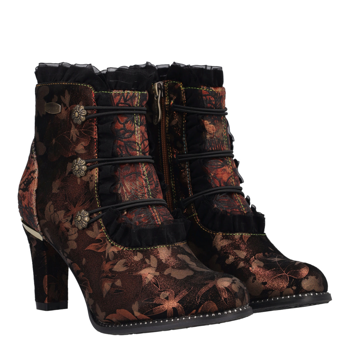 Stivaletti Donna Bronzo - Tacco 8 cm