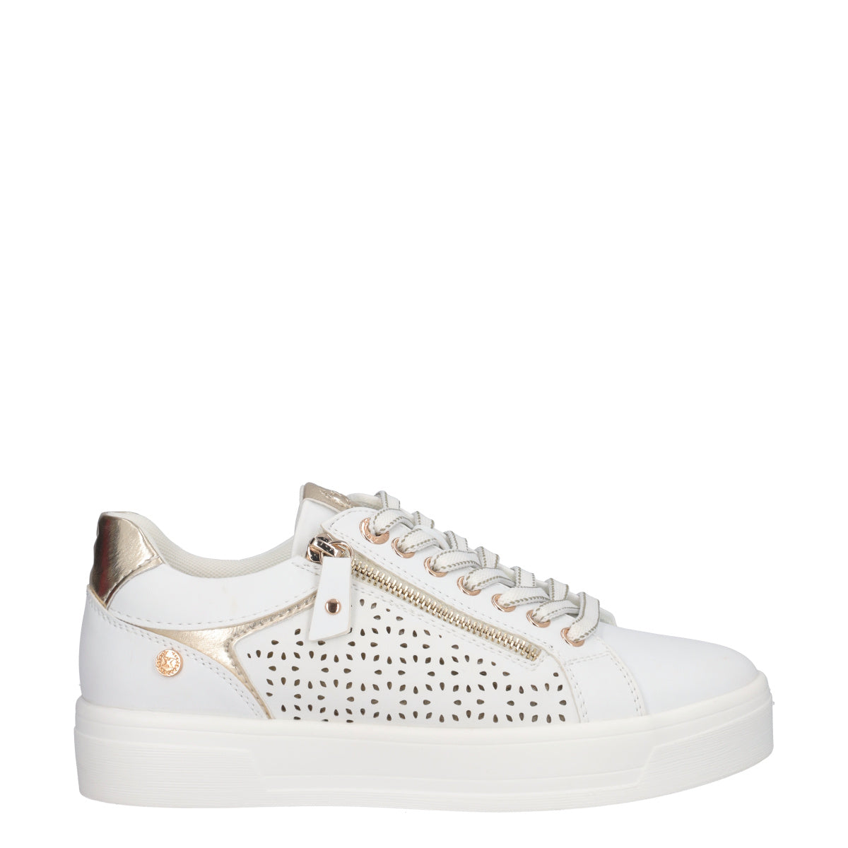 Sneakers Donna Bianche e Oro