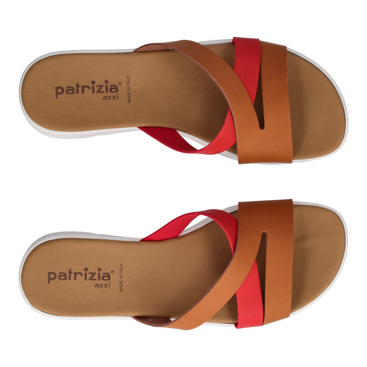 Ciabatte Donna Marroni e Rosse