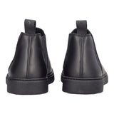 PONCHO Stivaletti Uomo Neri in Pelle