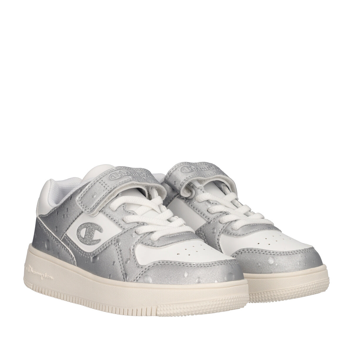 RD18 BUBBLE G PS Sneakers Junior Bianche e Argento