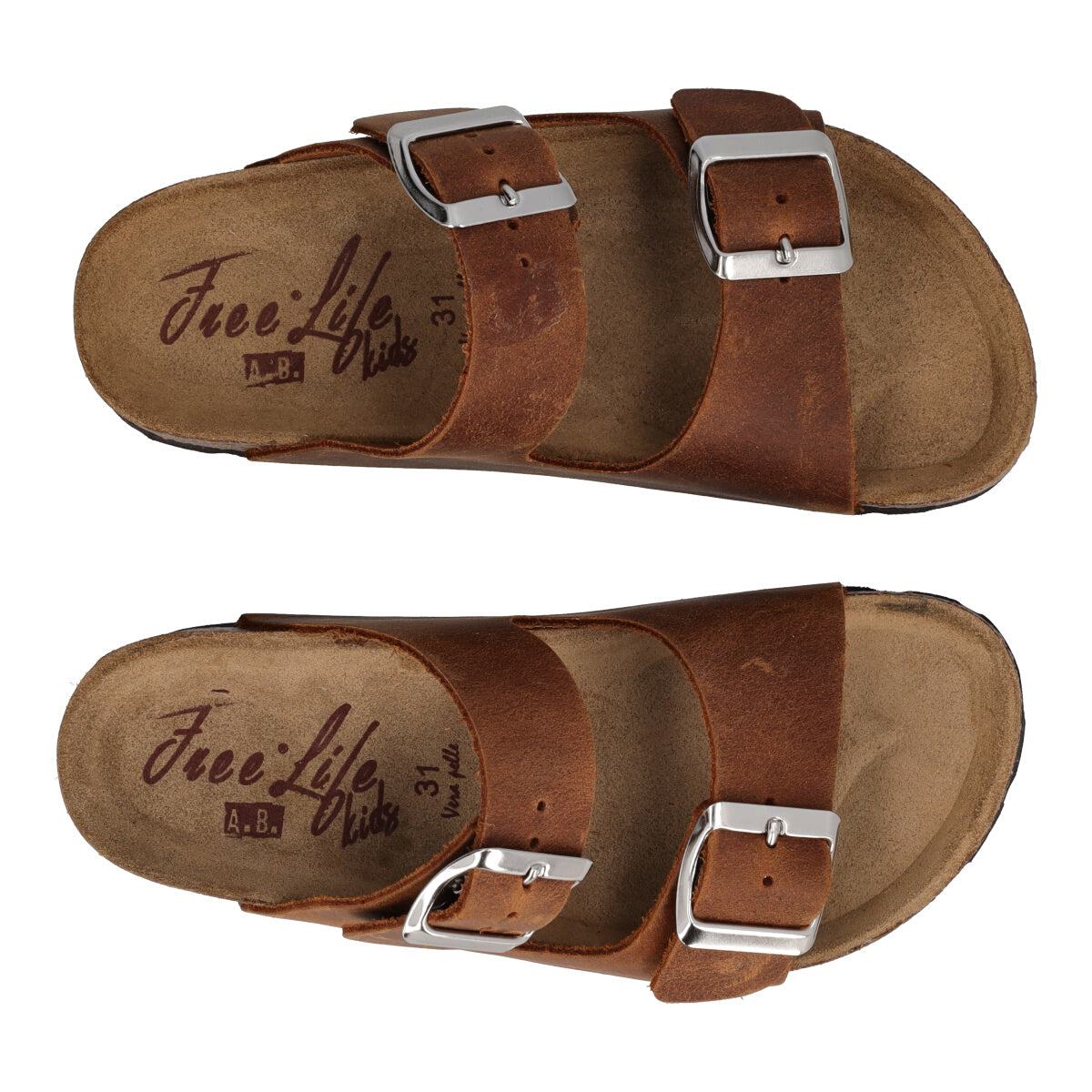 Ciabatte Bambini Marrone Rustico