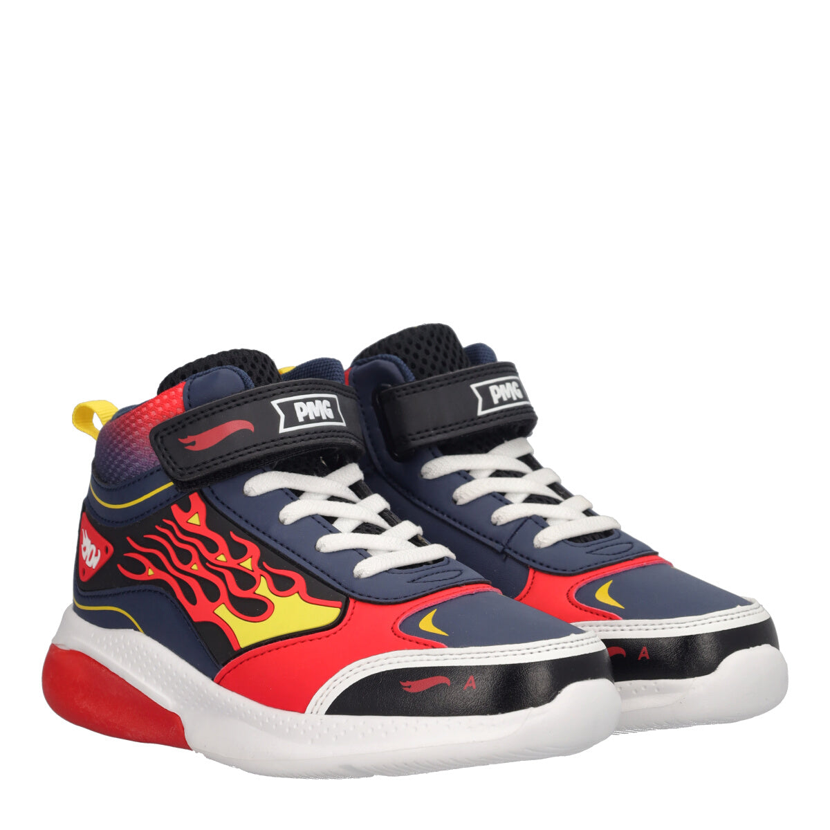 HOT WHEELS B&G LIGHTS Sneakers Bambino Blu e Rosse con Luci